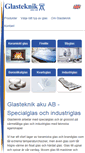 Mobile Screenshot of glasteknik.se